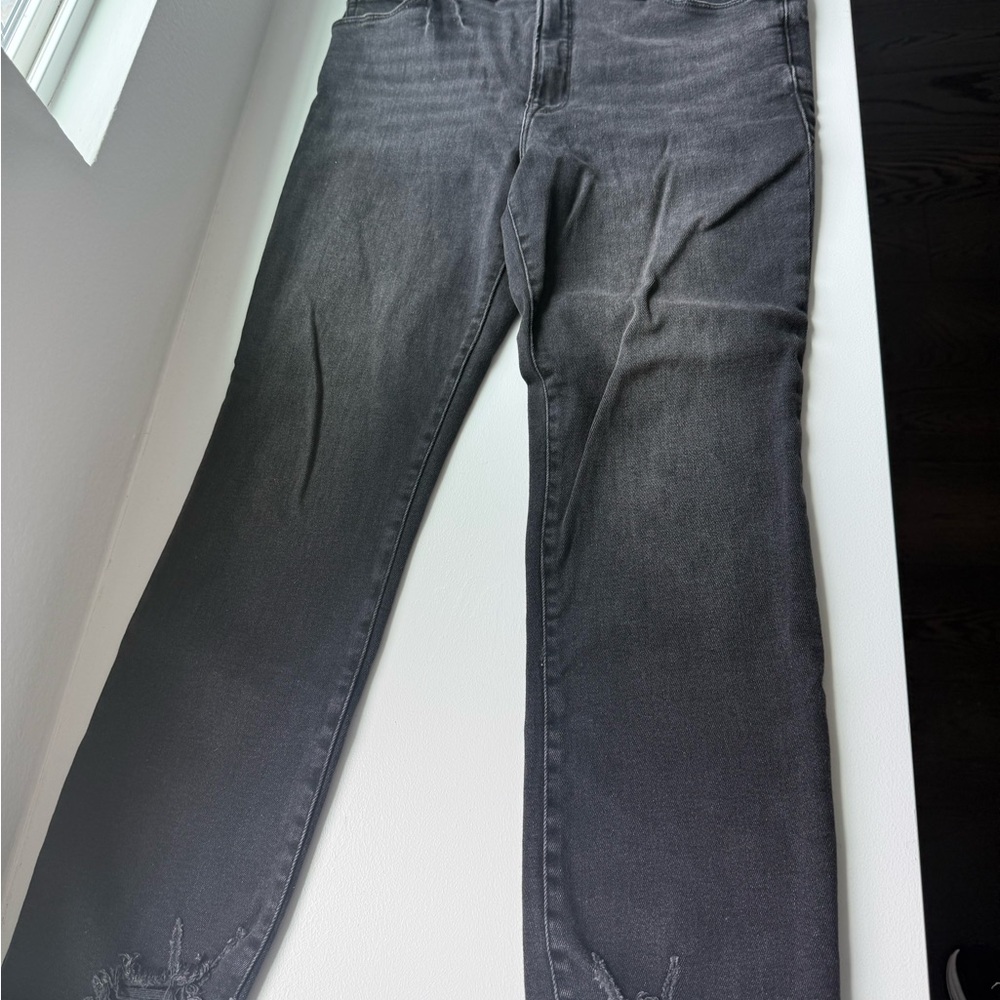 Good American black Gray Skinny Jeans
